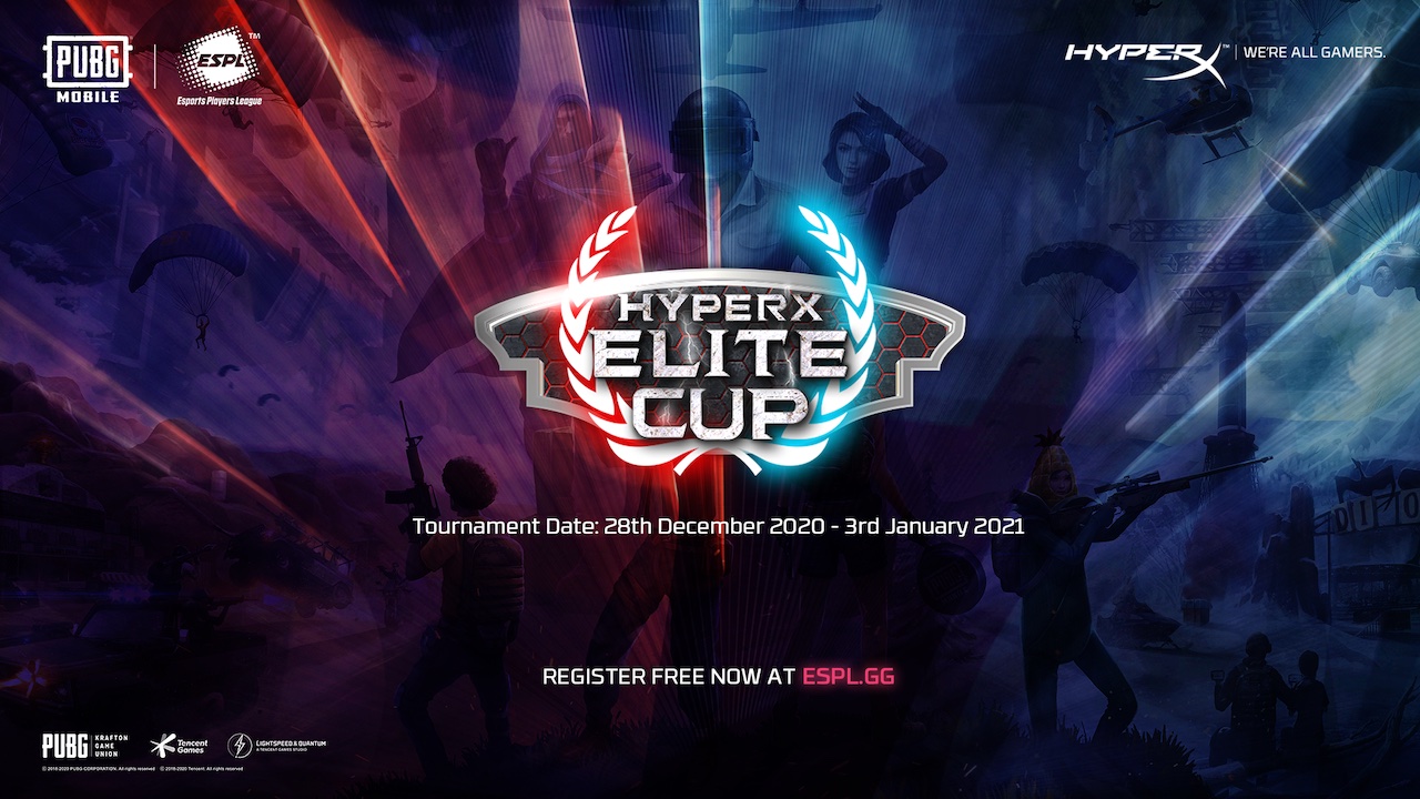Partnered with HyperX to host PUBG Mobile tournament – HyperX Elite Cup